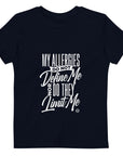 Kids organic cotton t-shirt - My allergies do not limit me