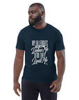 Mens 'My allergies do not limit me' organic cotton t-shirt
